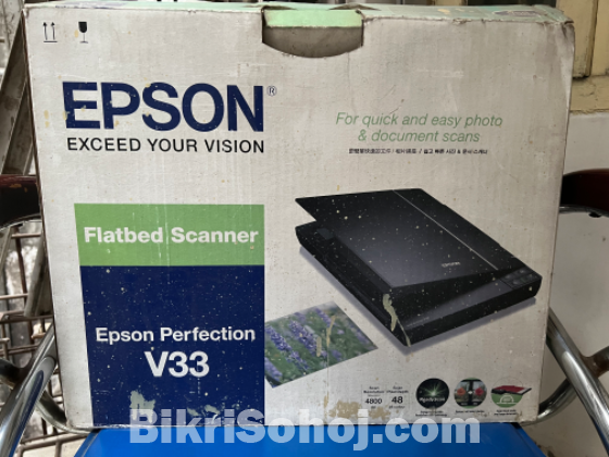 Epson brand flatbed scanner